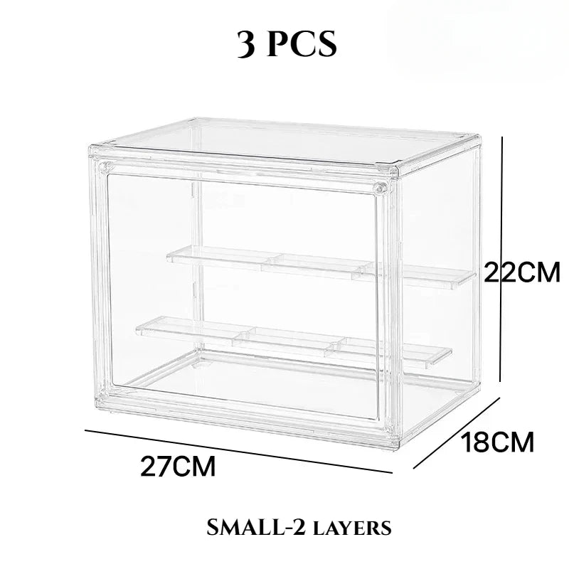 Crystal Vault Display Case — Acrylic Organizer for Figures & Charms